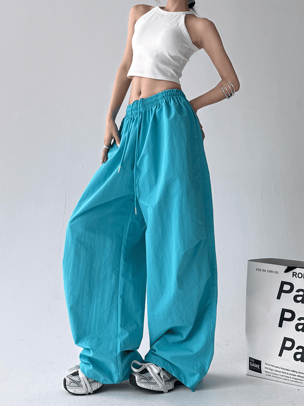 Wide - Leg Drawstring Cargo Trousers - COPPING THREADS - CT Select