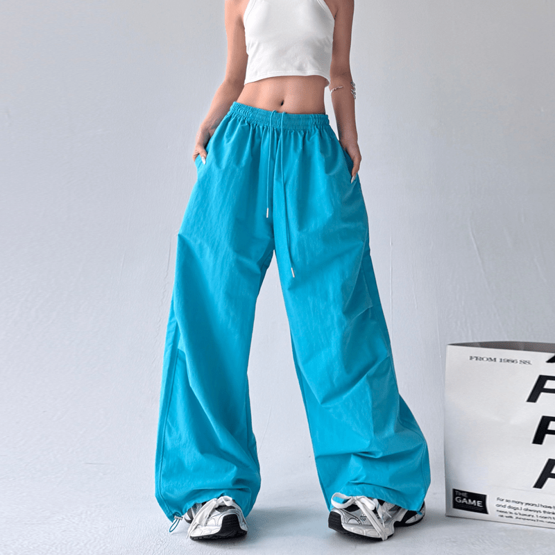 Wide - Leg Drawstring Cargo Trousers - COPPING THREADS - CT Select