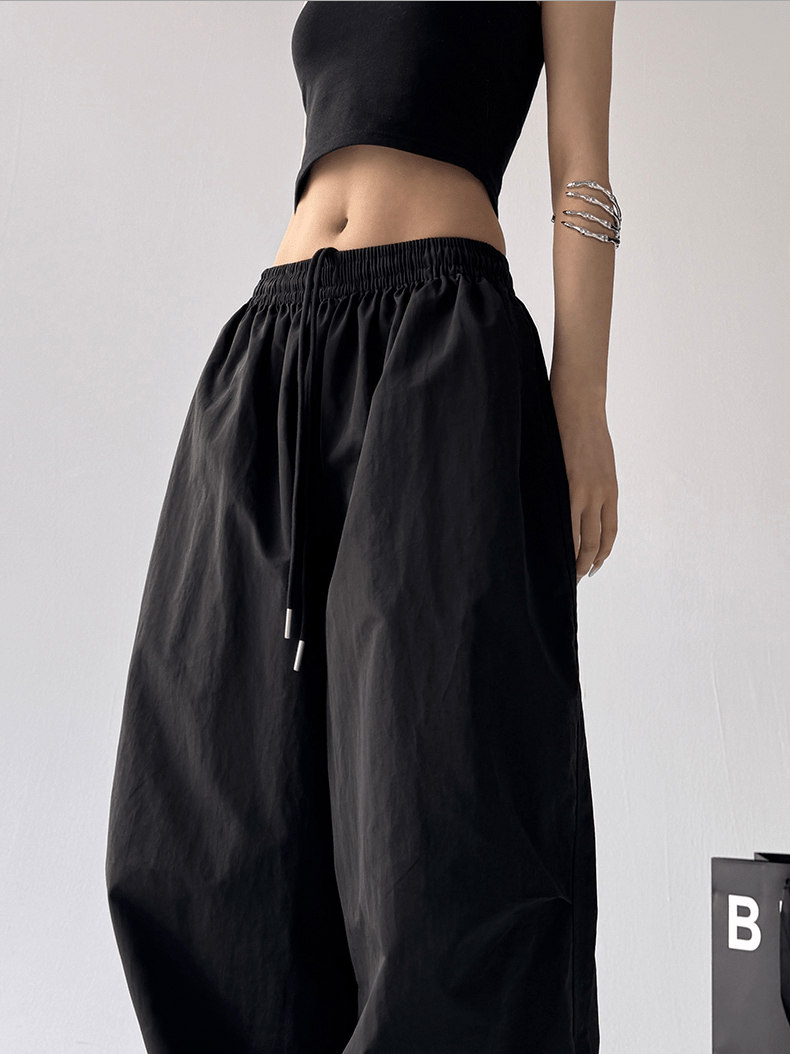 Wide - Leg Drawstring Cargo Trousers - COPPING THREADS - CT Select