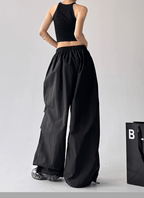 Wide - Leg Drawstring Cargo Trousers - COPPING THREADS - CT Select