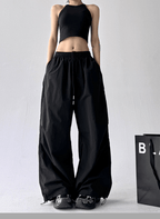 Wide - Leg Drawstring Cargo Trousers - COPPING THREADS - CT Select
