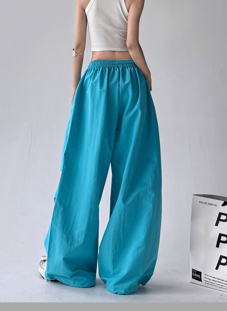 Wide - Leg Drawstring Cargo Trousers - COPPING THREADS - CT Select