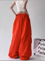 Wide - Leg Drawstring Cargo Trousers - COPPING THREADS - CT Select