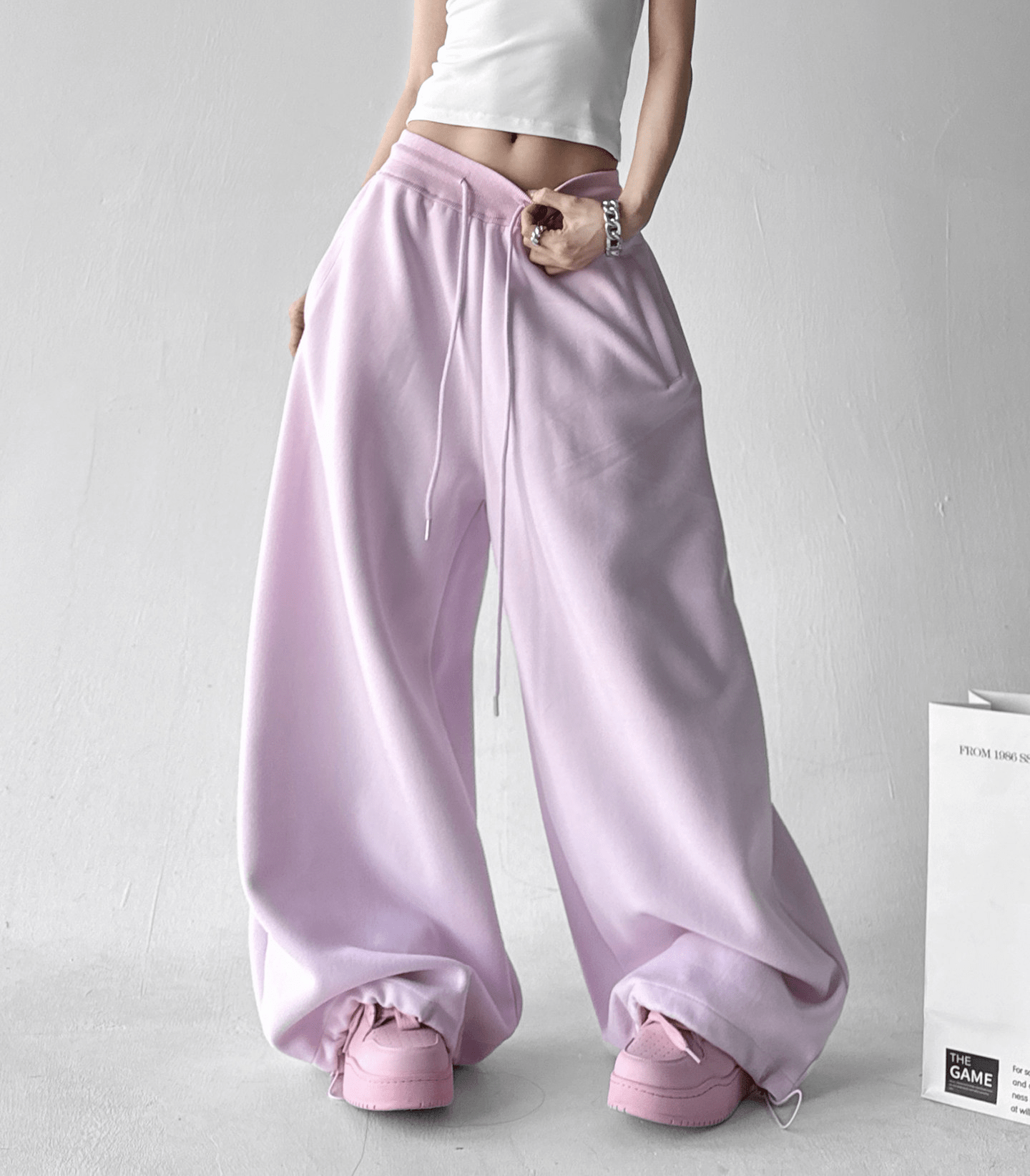 Wide - Leg Drawstring Sweatpants - COPPING THREADS - CT Select