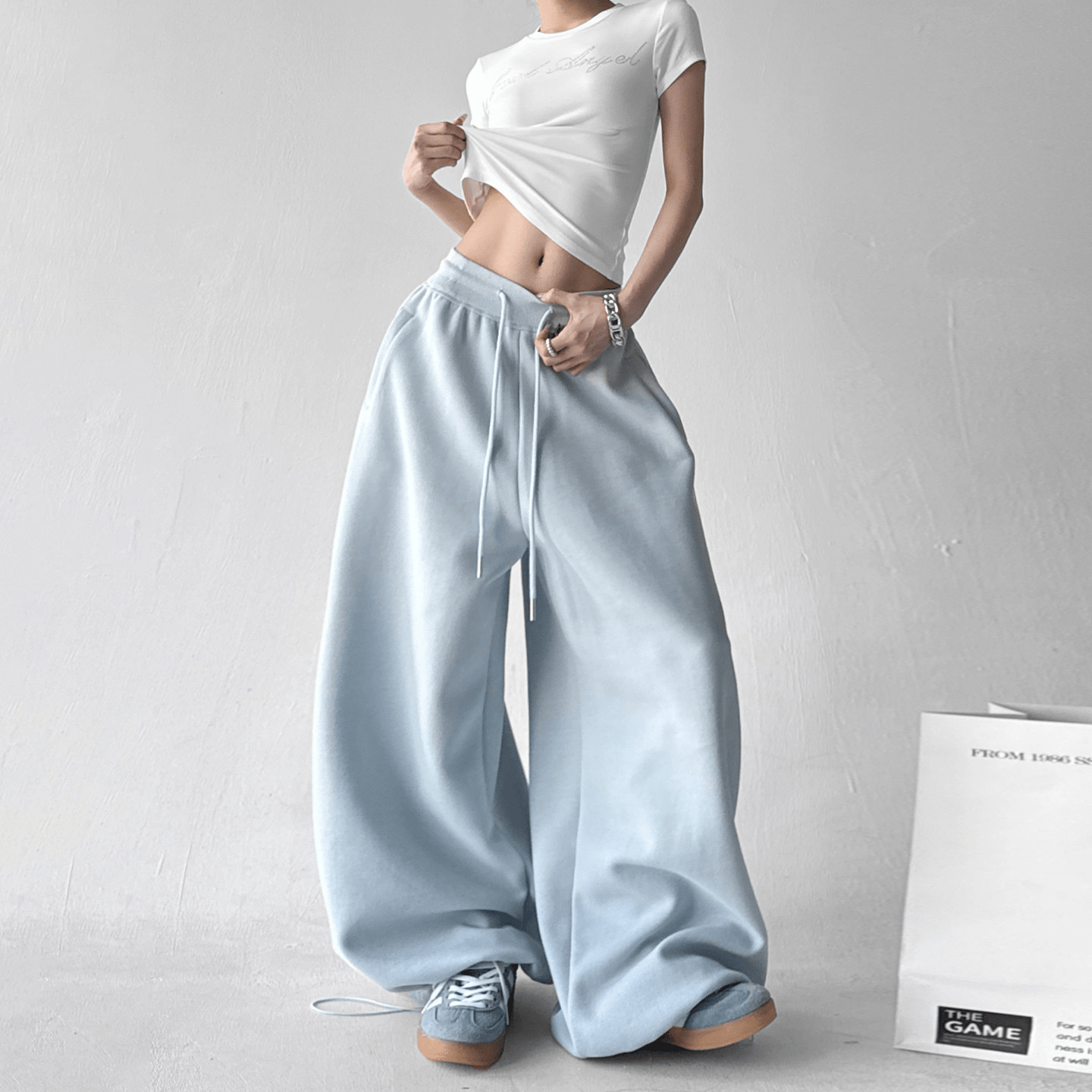 Wide - Leg Drawstring Sweatpants - COPPING THREADS - CT Select