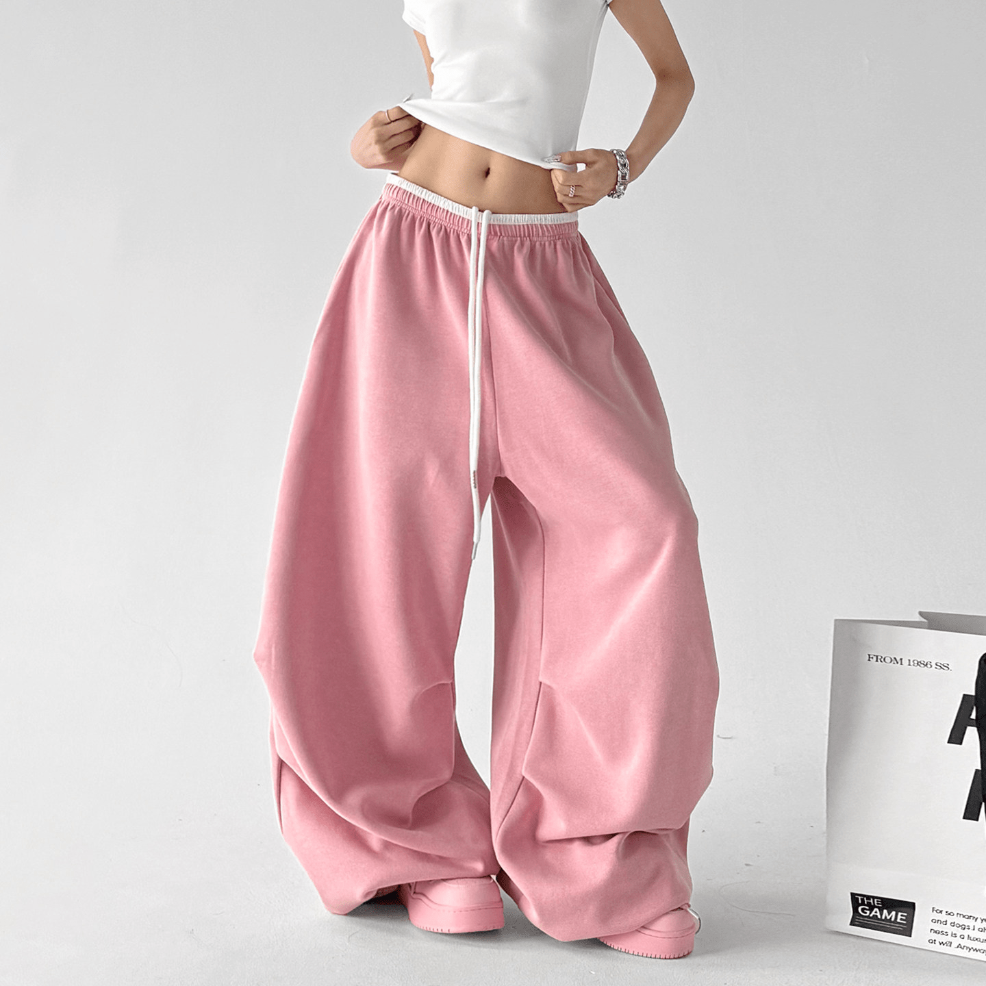 Wide - Leg Drawstring Sweatpants – CT3226 - COPPING THREADS - CT Select