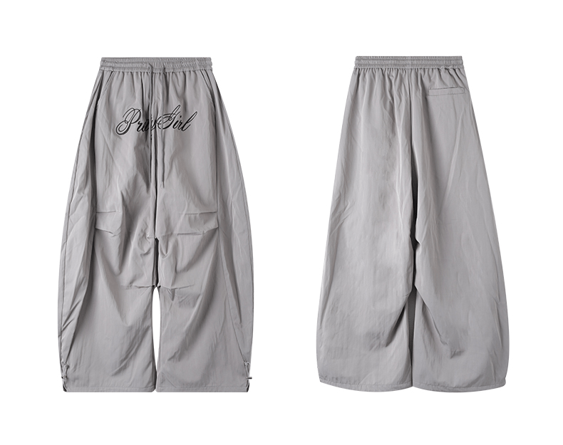 Wide - Leg Letter - Embroidered Paratrooper Pants - COPPING THREADS - CT Select