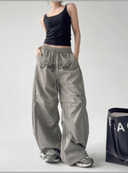 Wide - Leg Letter - Embroidered Paratrooper Pants - COPPING THREADS - CT Select