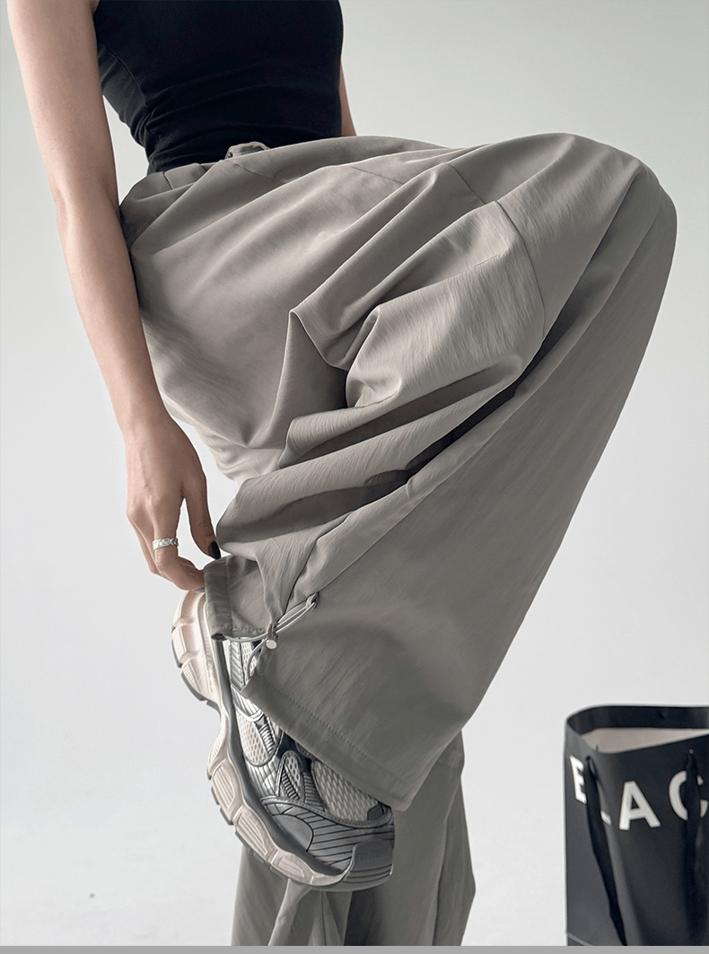 Wide - Leg Letter - Embroidered Paratrooper Pants - COPPING THREADS - CT Select