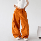 Wide - Leg Parachute Cargo Pants - CT811 - COPPING THREADS - CT Select