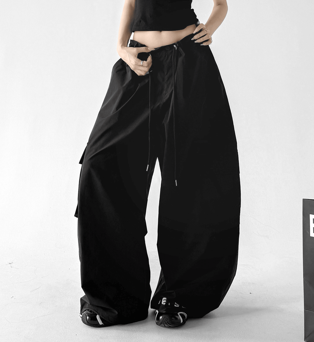 Wide - Leg Parachute Cargo Pants - CT811 - COPPING THREADS - CT Select