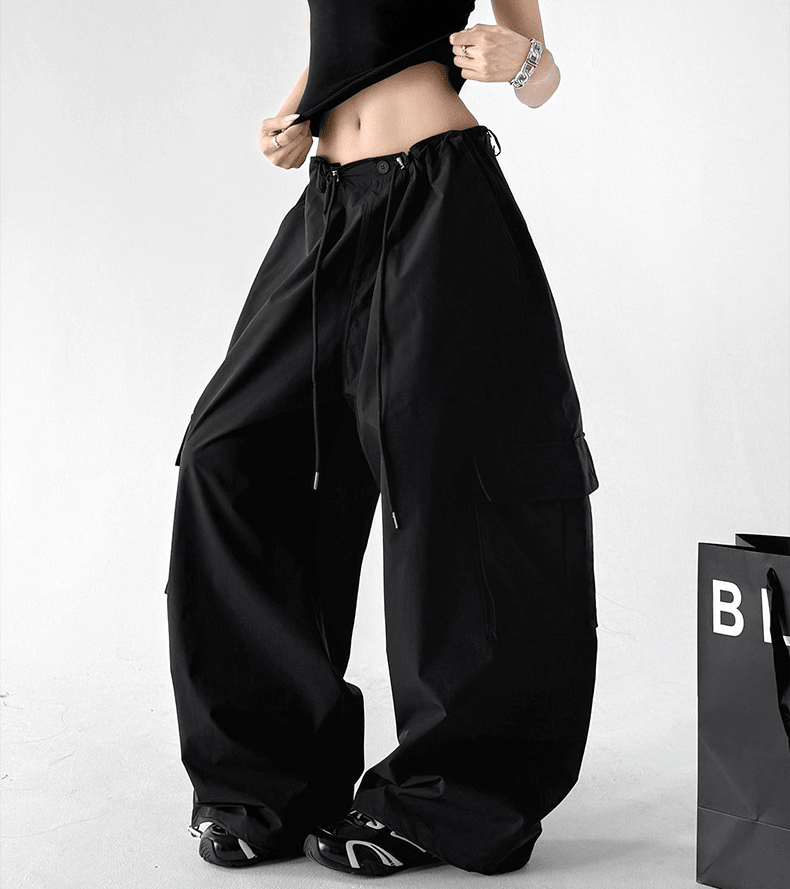 Wide - Leg Parachute Cargo Pants - CT811 - COPPING THREADS - CT Select