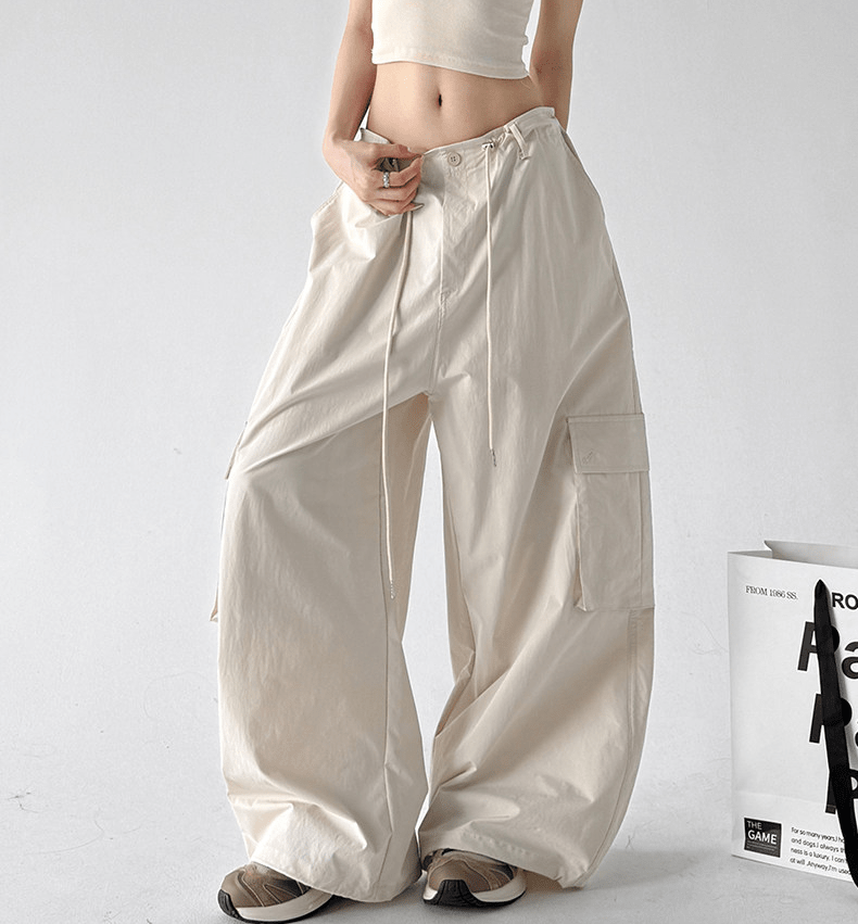 Wide - Leg Parachute Cargo Pants - CT811 - COPPING THREADS - CT Select
