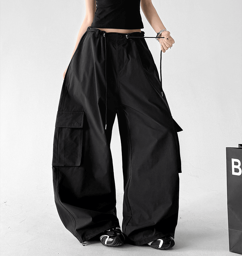 Wide - Leg Parachute Cargo Pants - CT811 - COPPING THREADS - CT Select