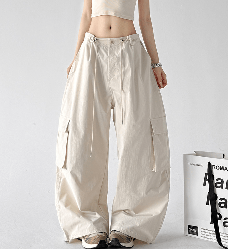 Wide - Leg Parachute Cargo Pants - CT811 - COPPING THREADS - CT Select Main image