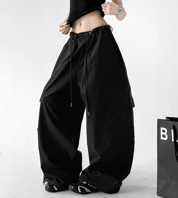 Wide - Leg Parachute Cargo Pants - CT811 - COPPING THREADS - CT Select