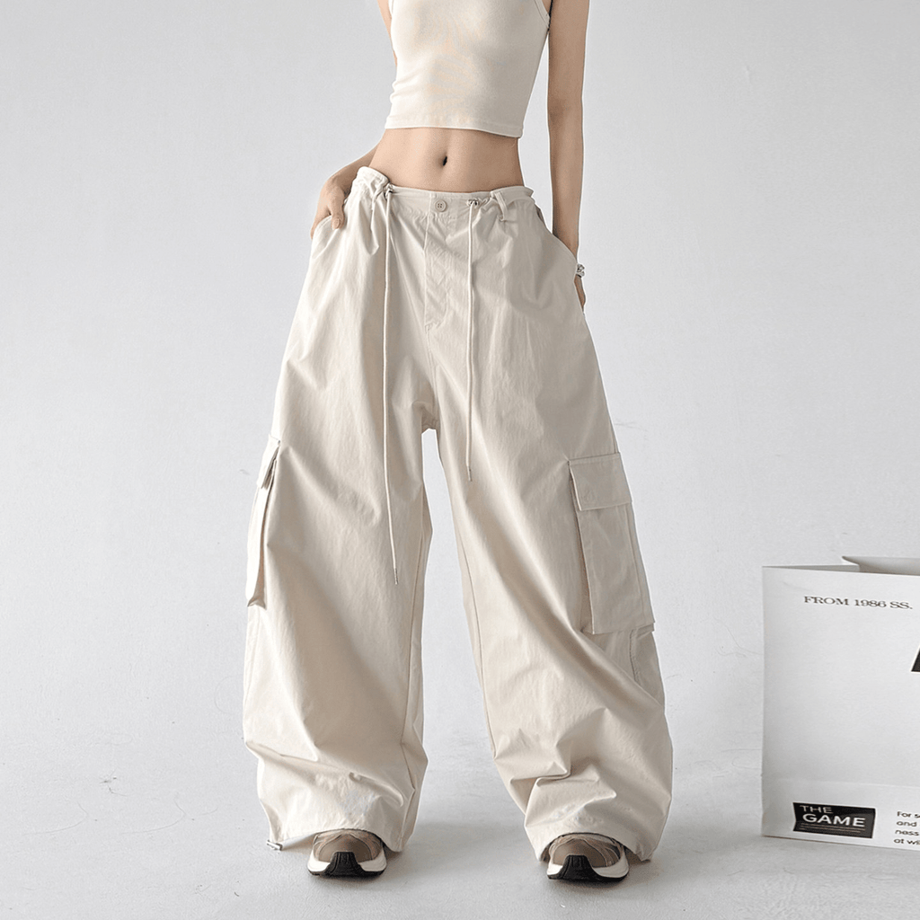 Wide - Leg Parachute Cargo Pants - CT811 - COPPING THREADS - CT Select