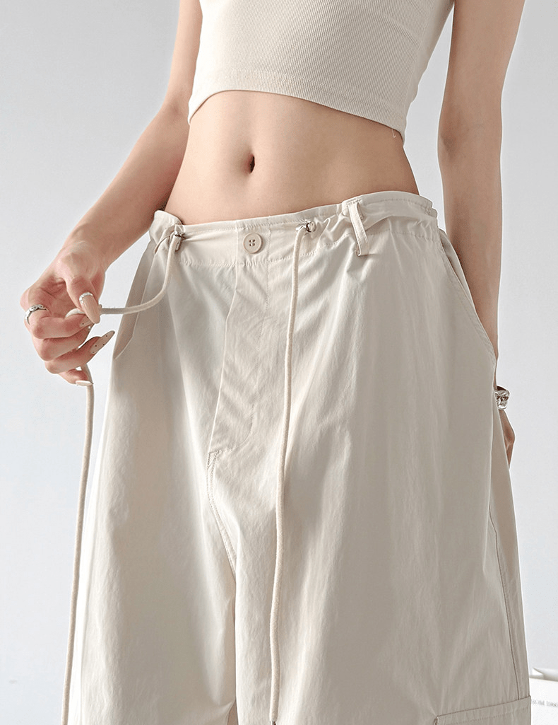 Wide - Leg Parachute Cargo Pants - CT811 - COPPING THREADS - CT Select