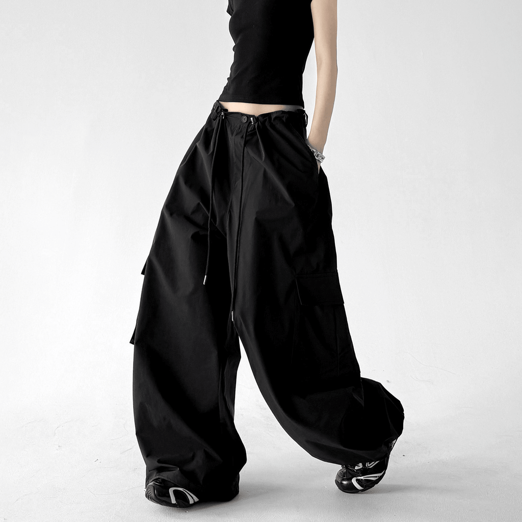 Wide - Leg Parachute Cargo Pants - CT811 - COPPING THREADS - CT Select