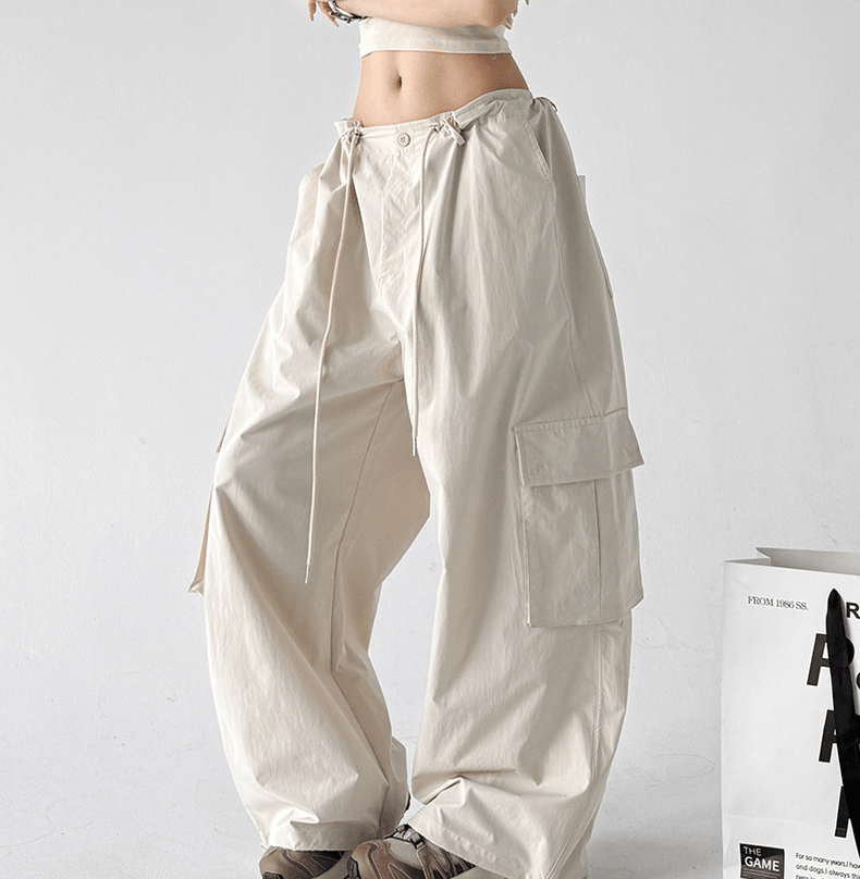Wide - Leg Parachute Cargo Pants - CT811 - COPPING THREADS - CT Select
