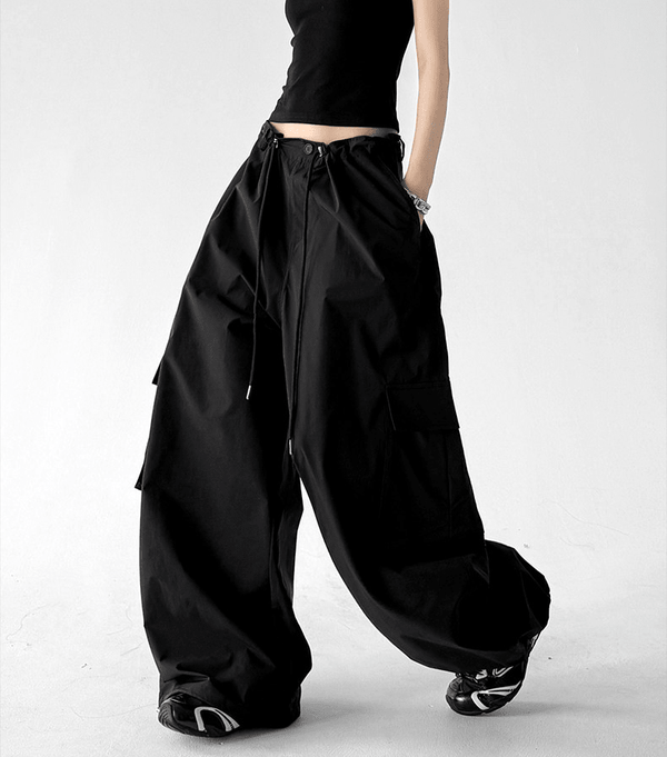 Wide - Leg Parachute Cargo Pants - CT811 - COPPING THREADS - CT Select