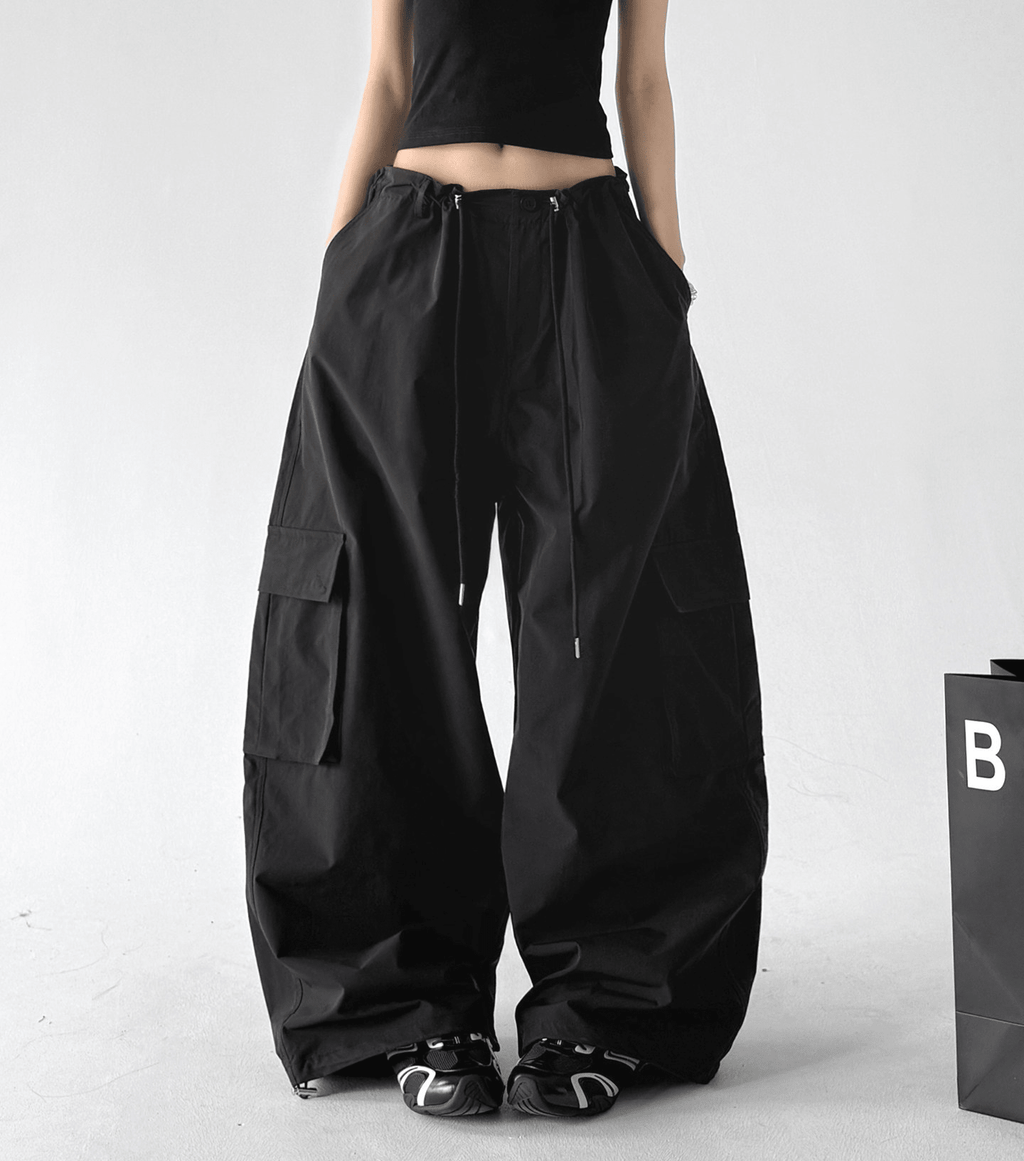 Wide - Leg Parachute Cargo Pants - CT811 - COPPING THREADS - CT Select
