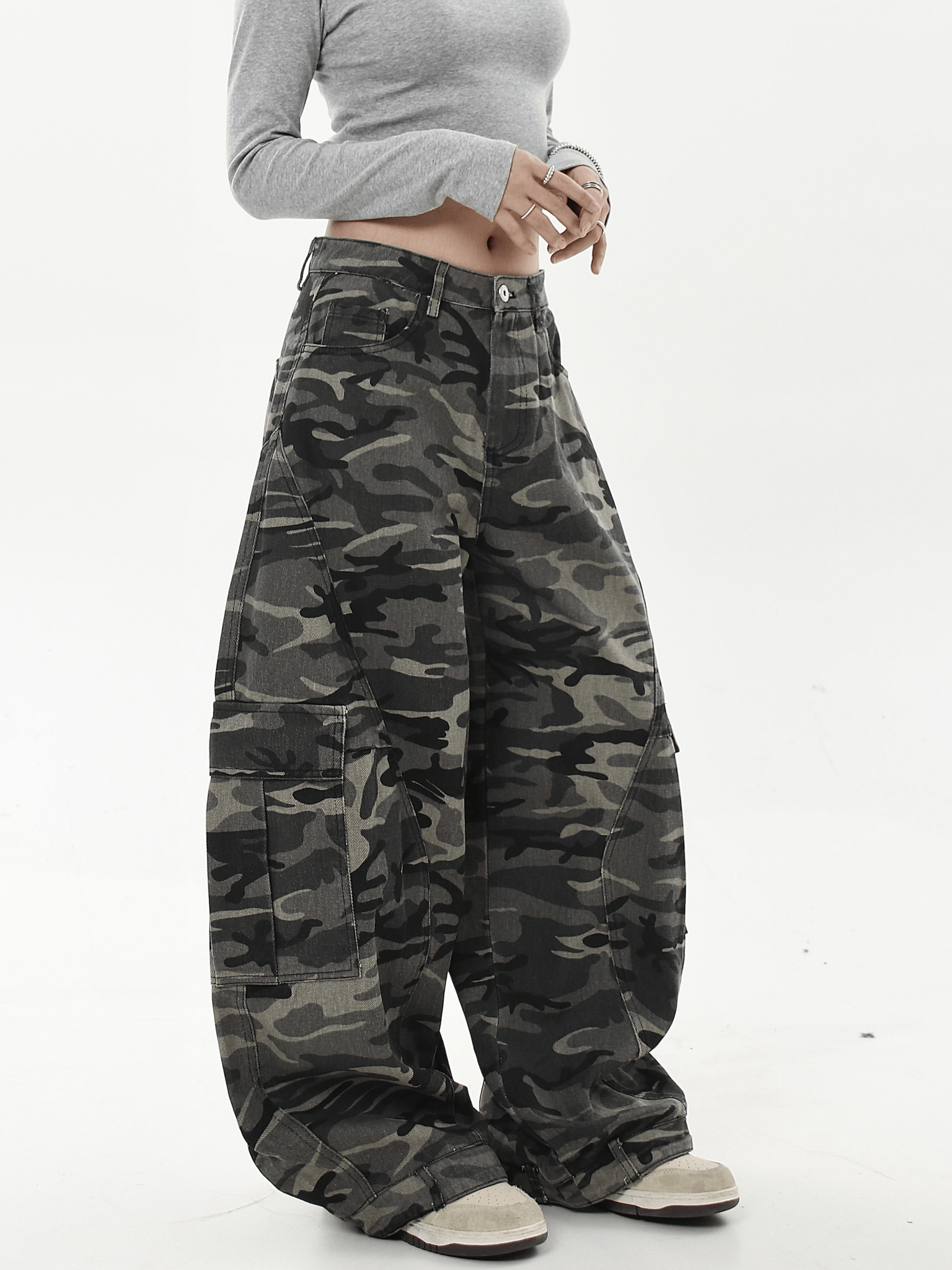 Wide - Leg Recon Blade Camo Cargo Pants - COPPING THREADS - CT Select