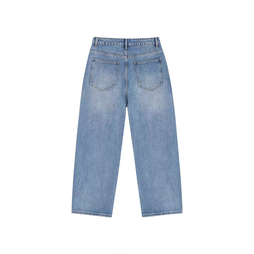 Wide-Leg Straight Jeans - COPPING THREADS - IDLT