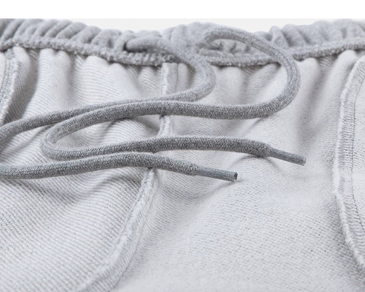 Wide-Leg Straight Sweatpants - COPPING THREADS - IDLT