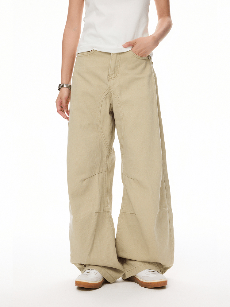 Wide - Leg Utility Cargo Pants - COPPING THREADS - Coldstone