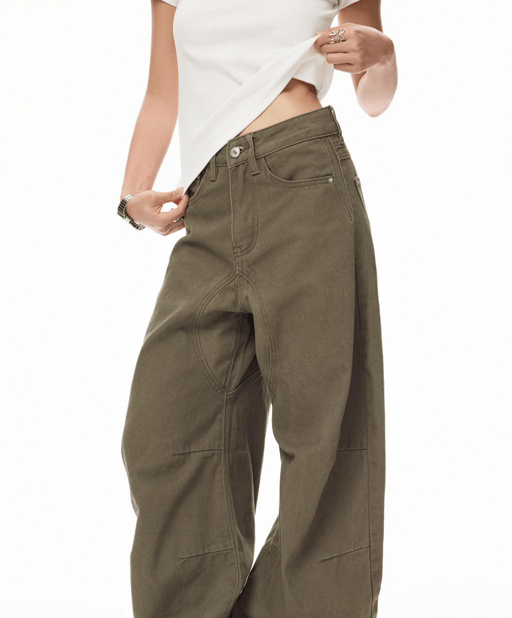 Wide - Leg Utility Cargo Pants - COPPING THREADS - Coldstone