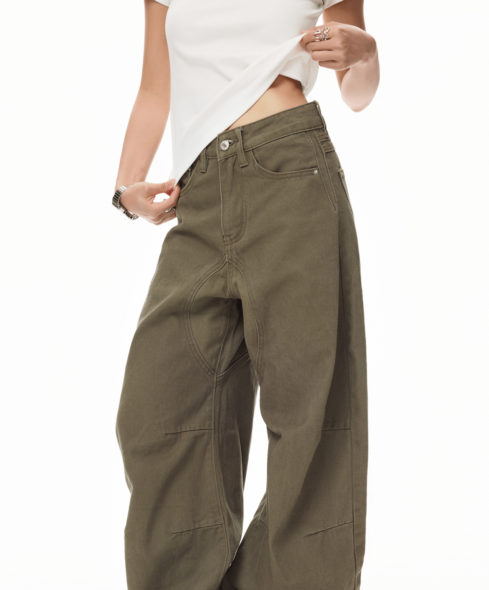 Wide - Leg Utility Cargo Pants - COPPING THREADS - Coldstone