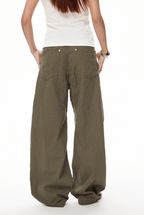 Wide - Leg Utility Cargo Pants - COPPING THREADS - Coldstone