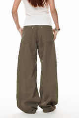 Wide - Leg Utility Cargo Pants - COPPING THREADS - Coldstone