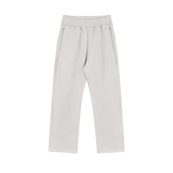 Wide-Leg Zip-Pocket Sweatpants - COPPING THREADS - IDLT