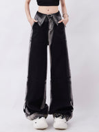 Worn - In Frayed Wide - Leg Denim - COPPING THREADS - RAYOHOPP