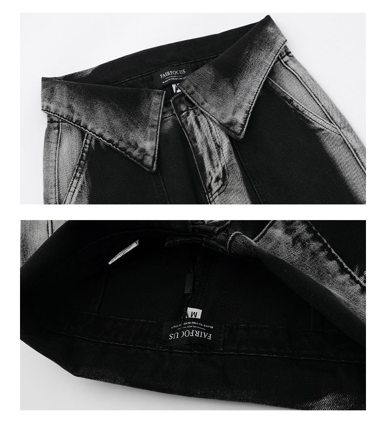 Worn - In Frayed Wide - Leg Denim - COPPING THREADS - RAYOHOPP