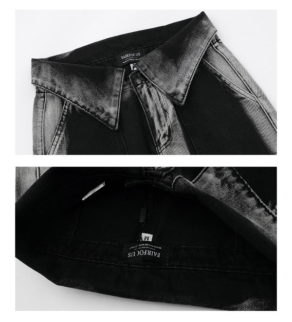 Worn - In Frayed Wide - Leg Denim - COPPING THREADS - RAYOHOPP