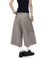 Wrinkle - Detail Wide - Leg Cropped Trousers - COPPING THREADS - CT Select