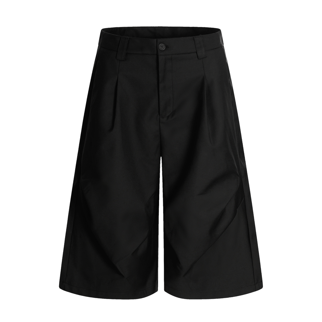 Wrinkle - Detail Wide - Leg Cropped Trousers - COPPING THREADS - CT Select