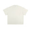 IDLT pocket T-shirt, cream front.