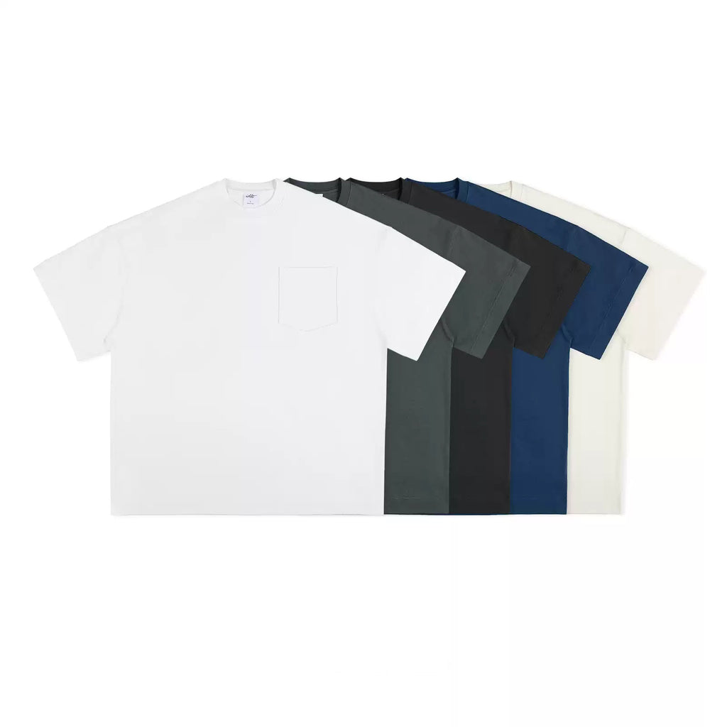 IDLT pocket T-shirt, color lineup.