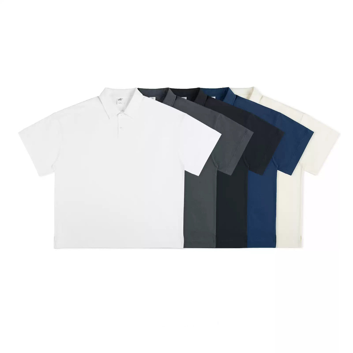 IDLT short sleeve polo, color lineup.