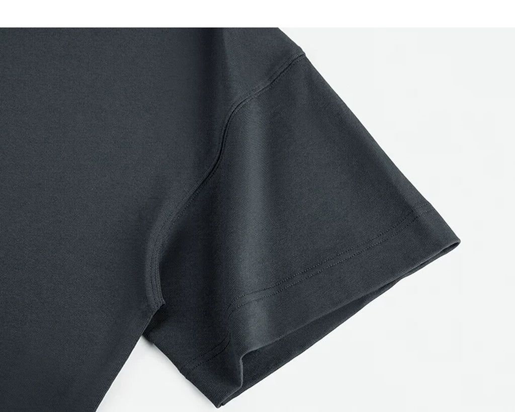 IDLT short sleeve polo, dark gray sleeve.
