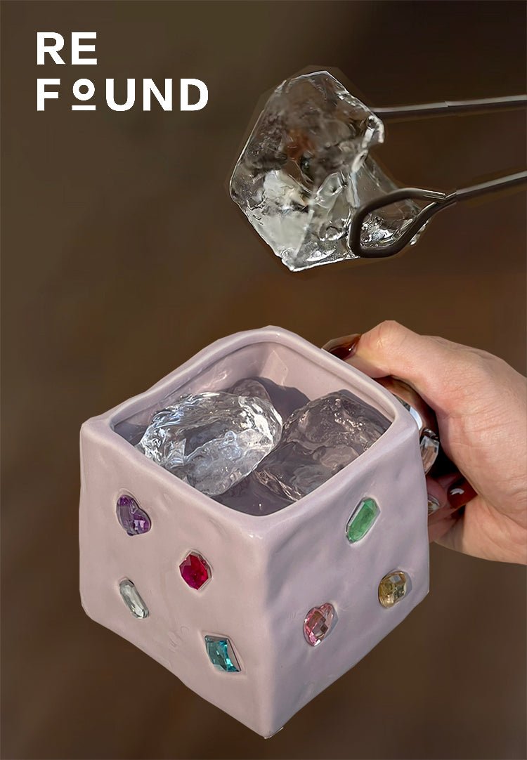 Y2K Diamond Square Ceramic Mug - COPPING THREADS - CT Select