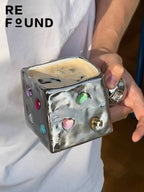 Y2K Diamond Square Ceramic Mug - COPPING THREADS - CT Select