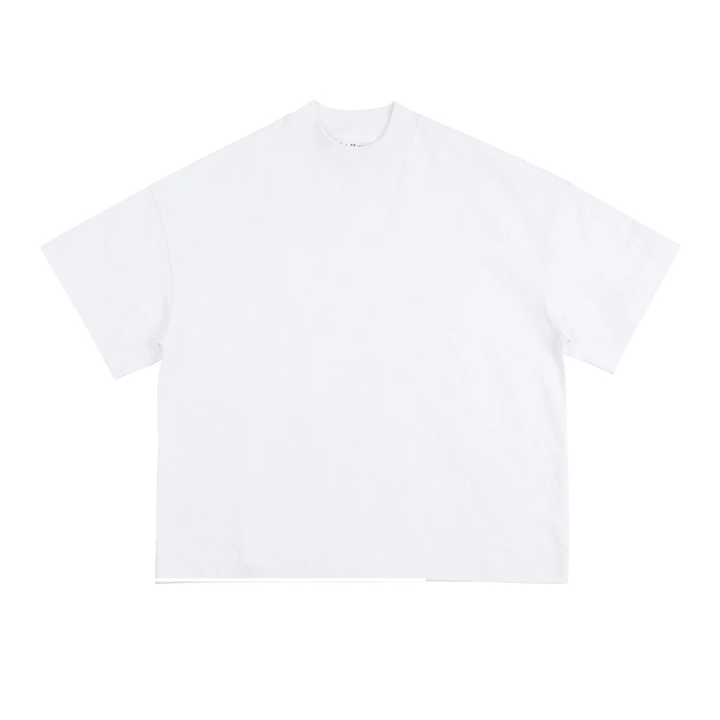 IDLT T-shirt, white front.