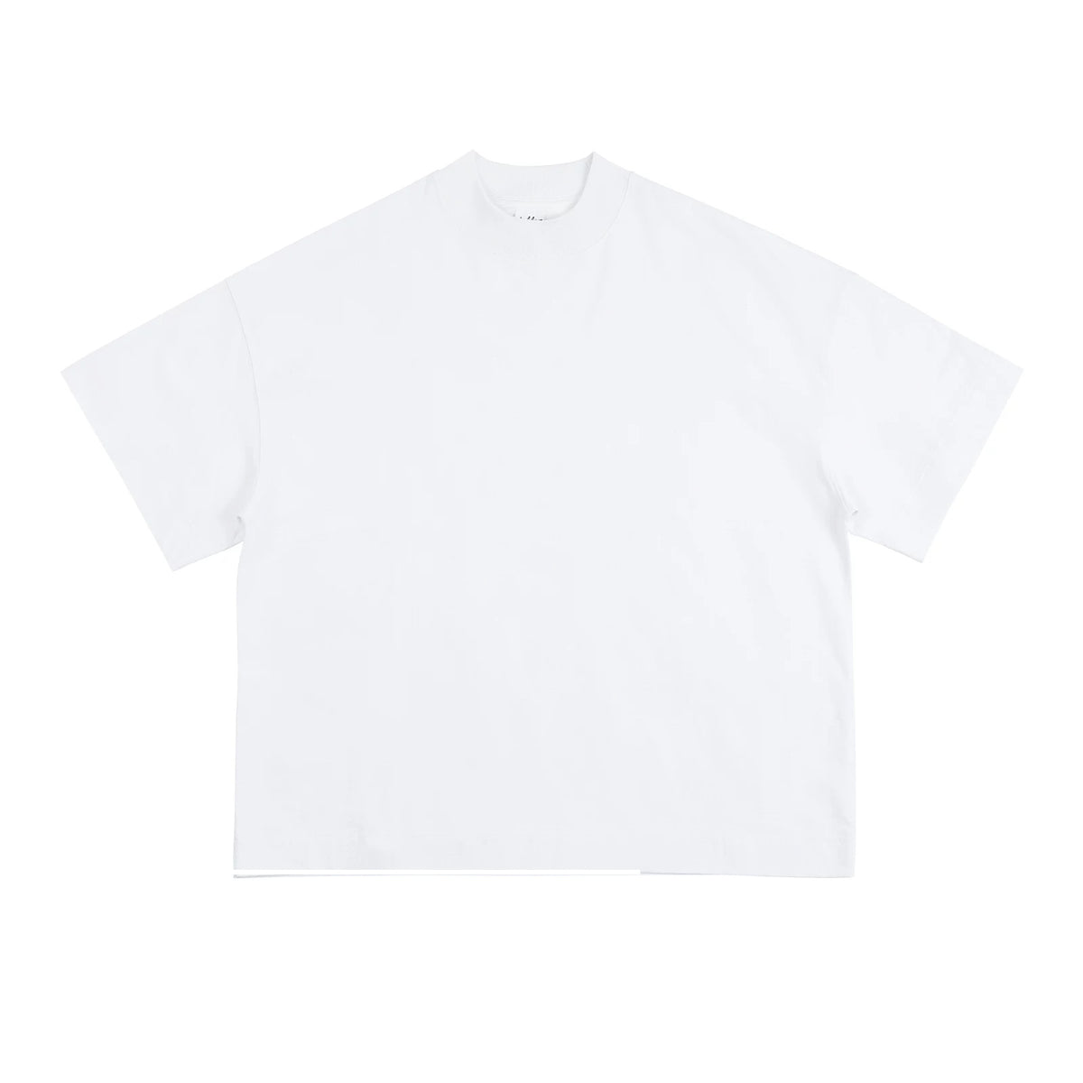 IDLT T-shirt, white front.