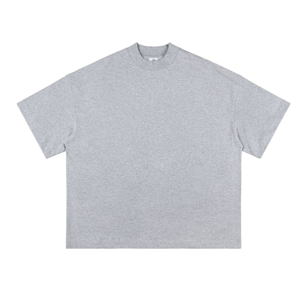 IDLT T-shirt, heather gray front.