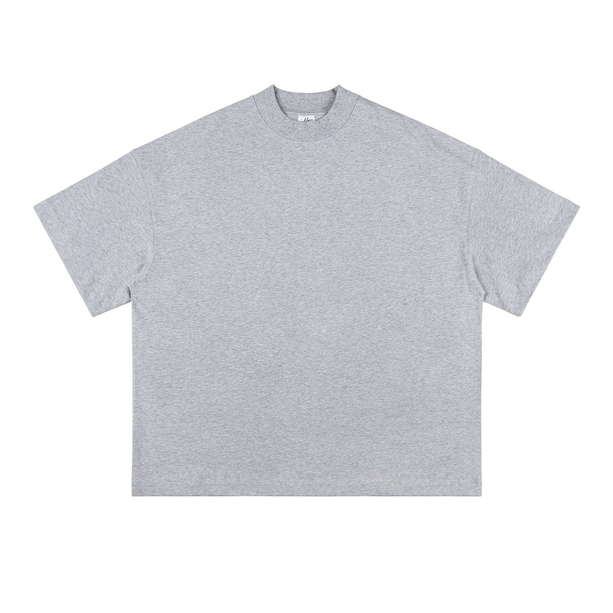 IDLT T-shirt, heather gray front.
